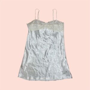 White Satin Slip